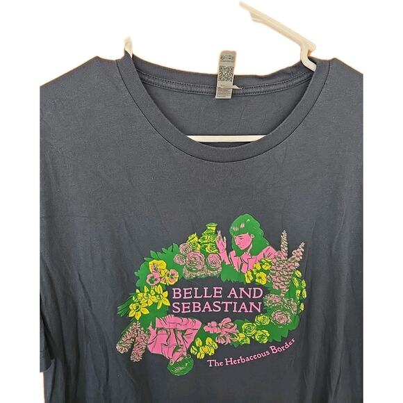 Belle and Sebastian band t-shirt Herbaceous Border Fan Club XL Mens Blue - Picture 1 of 5